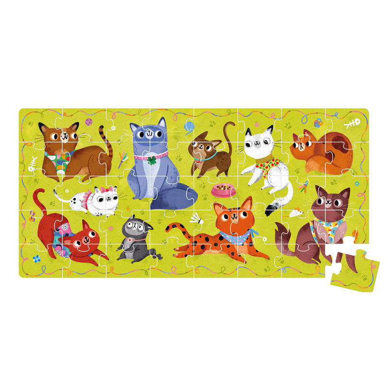 Banana Panda - I LOVE CATS - 40pc PUZZLE (3+) - Limolin 