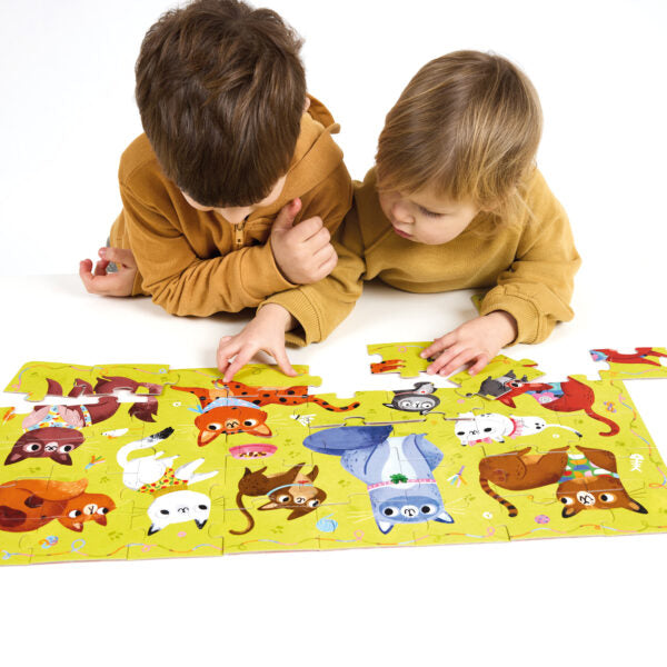 Banana Panda - I LOVE CATS - 40pc PUZZLE (3+) - Limolin 