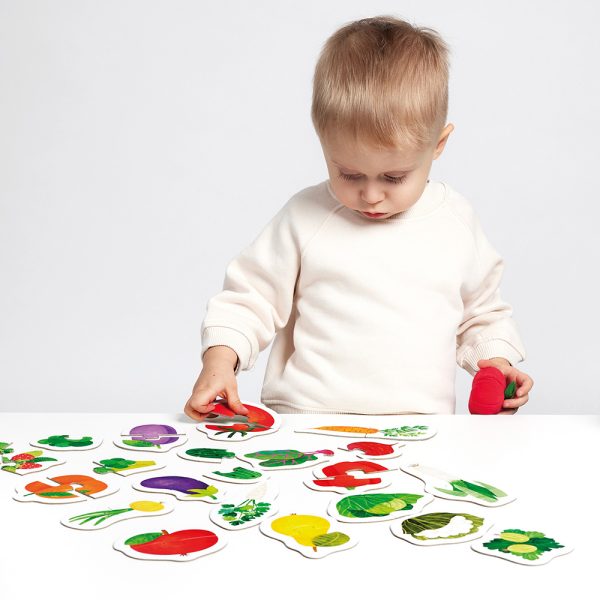 Banana Panda - My First Puzzles - 2Pc x 19 Mini Puzzles - Fruits And Veggiesa  (15M+)