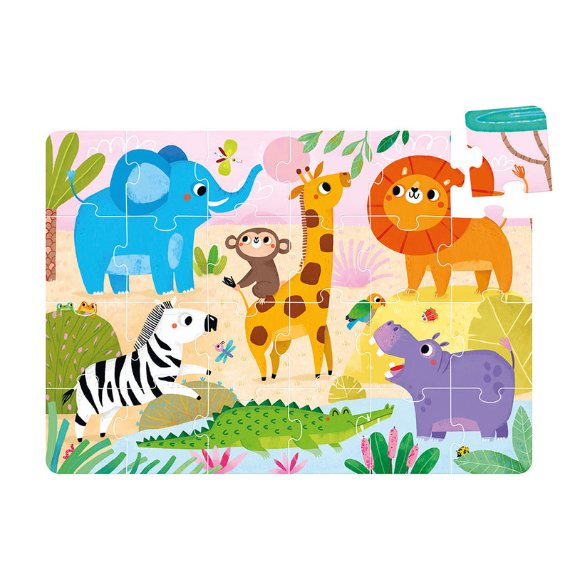 Banana Panda - WILD JUMBO - 24pc PUZZLE SAFARI (2+) - Limolin 
