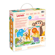 Banana Panda - WILD JUMBO - 24pc PUZZLE SAFARI (2+) - Limolin 