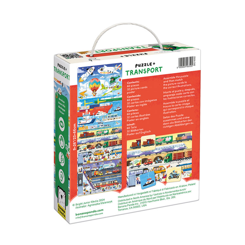 Banana Panda - 60pc PUZZLE + TRANSPORT - Limolin 