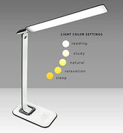 Turcom TS-7005 RelaxaLight LED Desk Lamp – White – gallery detail 4
