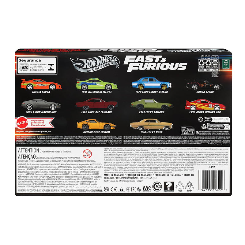 Hot Wheels - Fast & Furious | Pack de 10