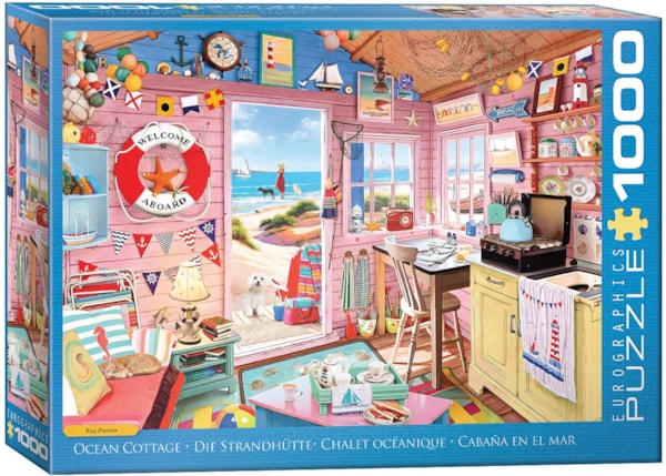 Eurographics - 1000 Piece Jigsaw Puzzle - Ocean Cottage - Ray Powers