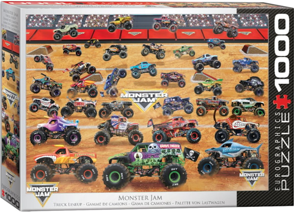 Eurographics - 1000 Piece Jigsaw Puzzle - Monster Jam Truck Lineup
