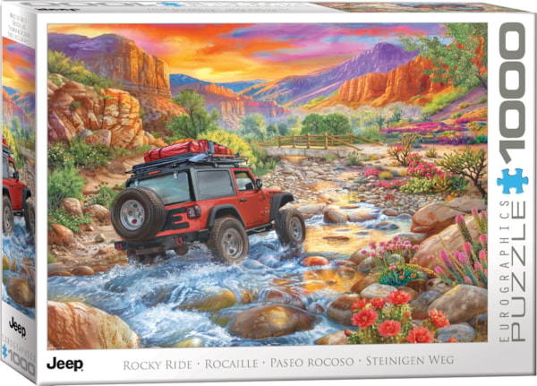 Eurographics - 1000 Piece Jigsaw Puzzle - Jeep - Rocky Ride - C.bigelow