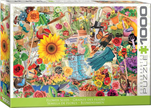 Eurographics - 1000 Piece Jigsaw Puzzle - Flower Seeds - Lars Stewart