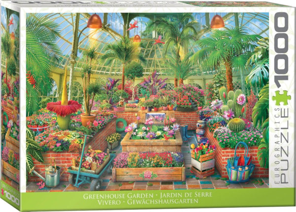 Eurographics - 1000 Piece Jigsaw Puzzle - Greenhouse Garden - Eduard
