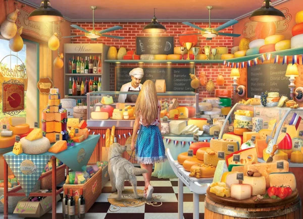 Eurographics - 1000 Piece Jigsaw Puzzle - Cheese Store By Eduard