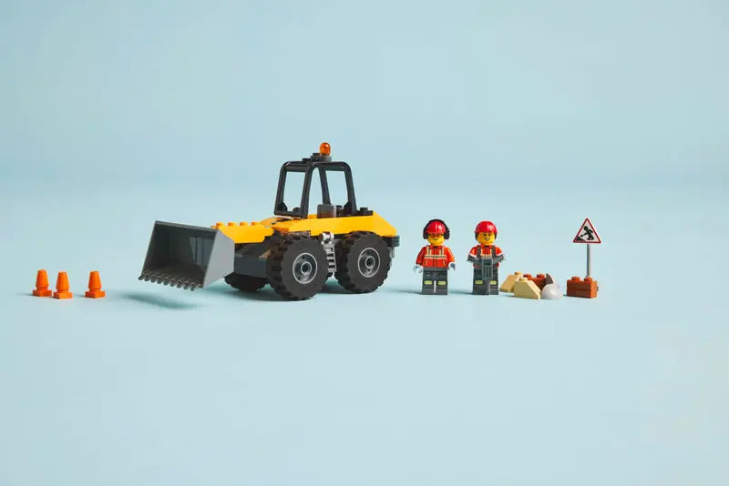 LEGO - 60450 - CITY - Yellow Construction Wheel Loader - 81pcs