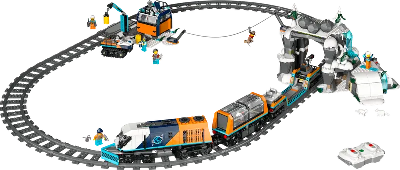LEGO - 60470 - CITY - Explorers' Arctic Polar Express Train - 1517pcs
