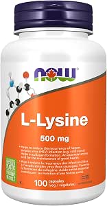 Now - L - Lysine 500MG 100CAP