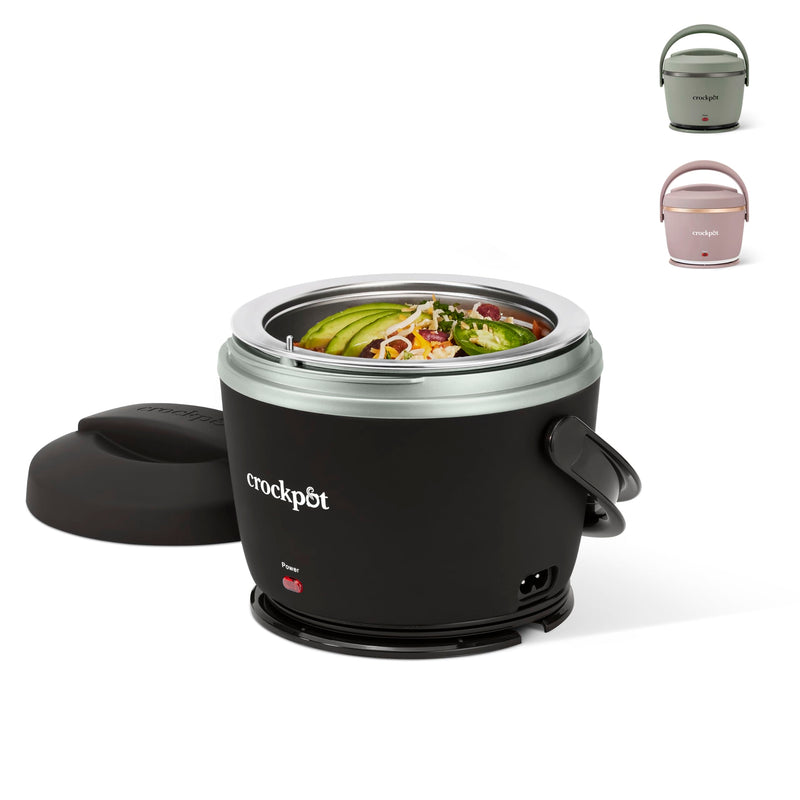 Crock-Pot Lunch Crock 2178594 20 oz Food Warmer, Black Licorice