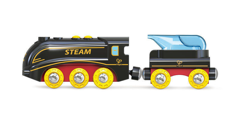 Hape - STEAM & WHISTLE TRAIN SET