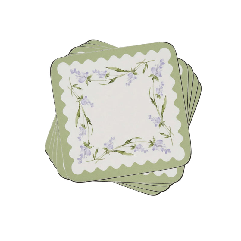 Pimpernel - COASTERS 4"X4" - LAVANDULA - S/6