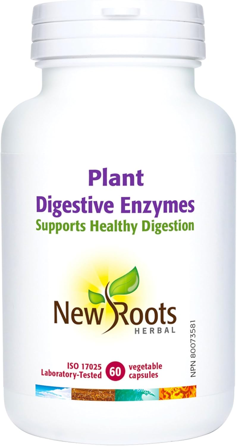 New Roots Herbal - Plant Digestive Enzymes - 60 Capsules