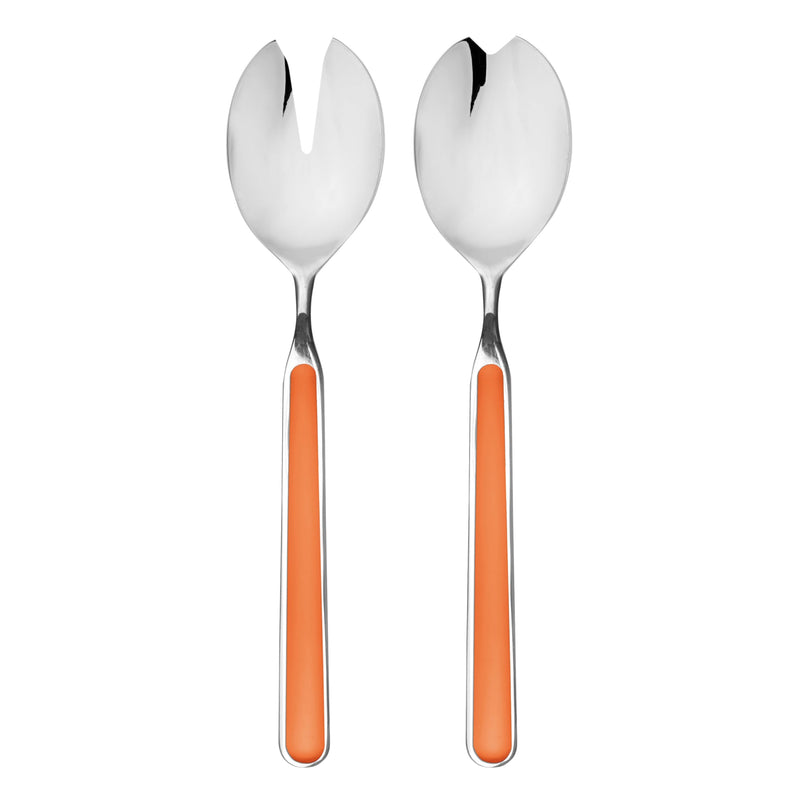 Mepra - Couverts à salade Fantasia Carotte - Ensemble de 2 pièces