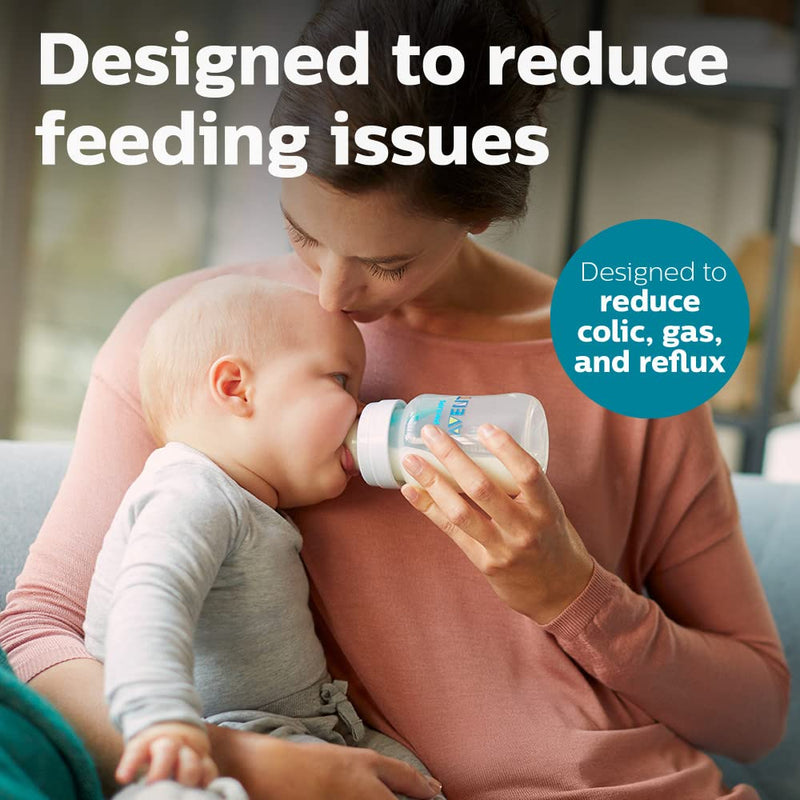 Philips Avent Anti-Colic AirFree Bottle SCY701/03, 4 oz., Slow Flow