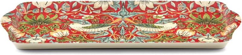 Pimpernel - Strawberry Thief Red - Sandwich Tray 15.1 × 6.5 in