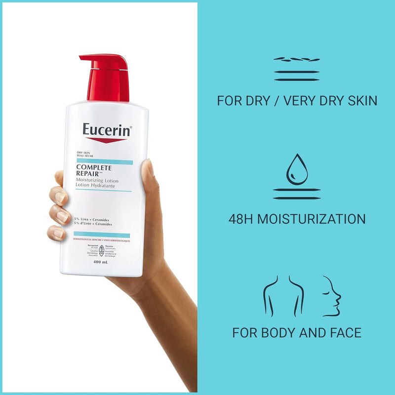 Eucerin Complete Repair Moisturizing Lotion, 400 mL