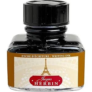 Jacques Herbin - Writing ink - Yellow/Brown - Eiffel Tower 30ml