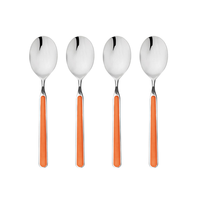 Mepra - Fantasia American Carrot - Ensemble de 4 cuillères à café