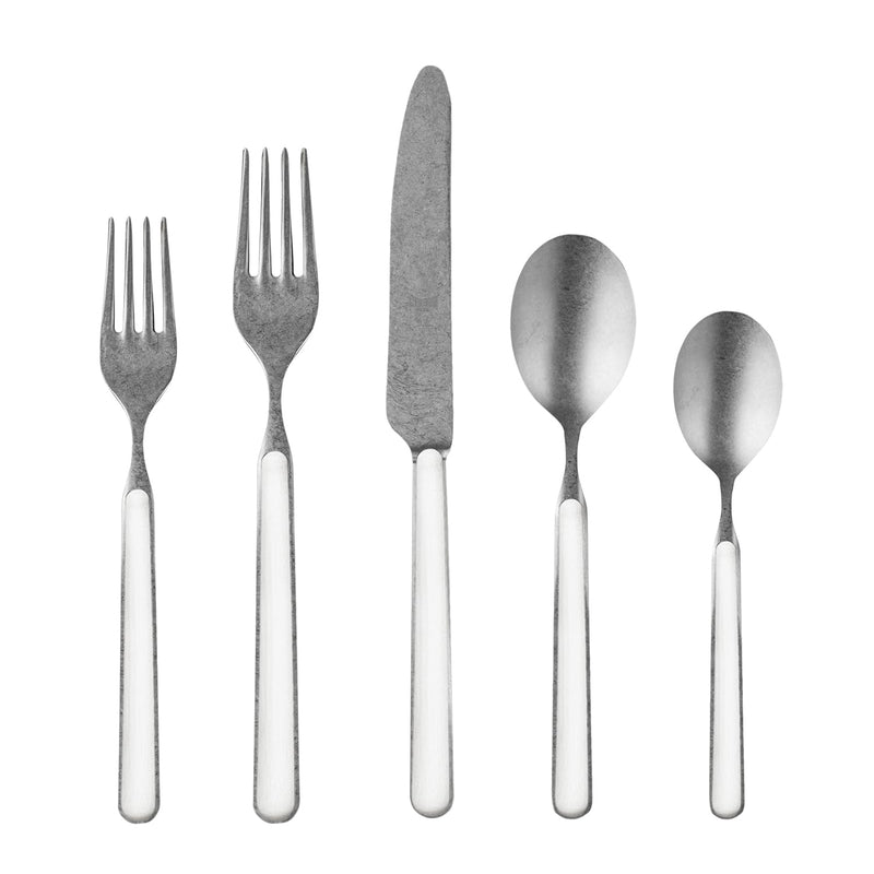 Mepra - Fantasia Pewter Porcelain - 5-Piece Flatware Set