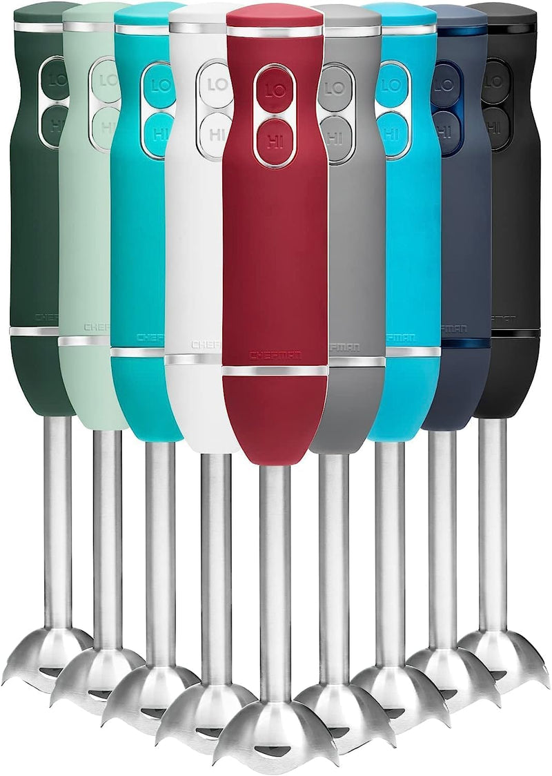 Chefman 300 W Immersion Blender, Red