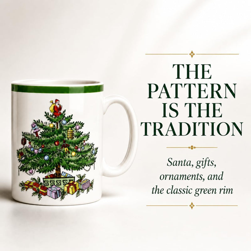 Spode - !XMAS TREE MUG 9oz Set of 4