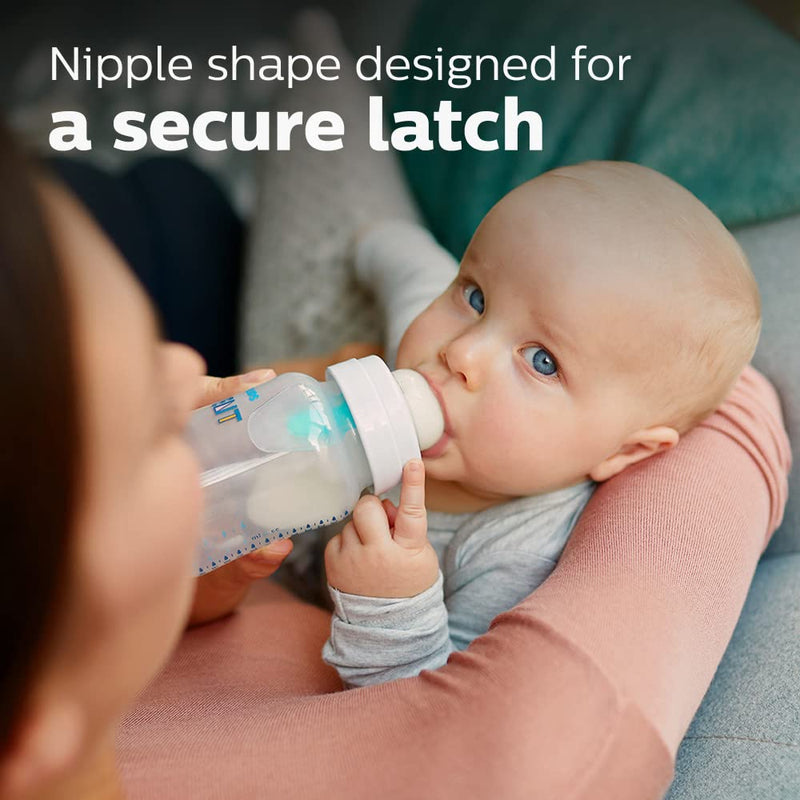Philips Avent Anti-Colic AirFree Bottle SCY701/03, 4 oz., Slow Flow