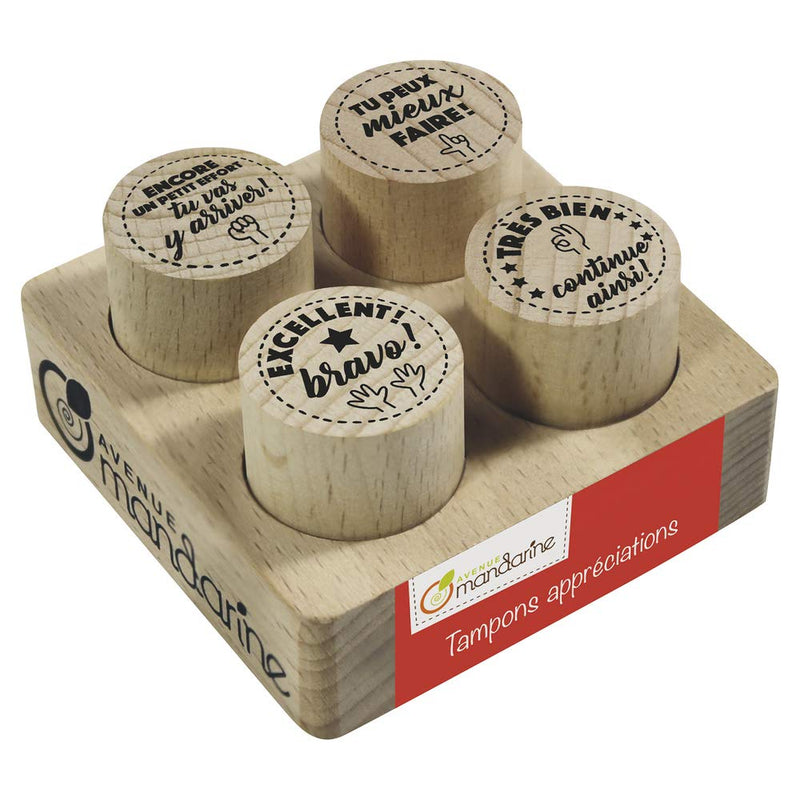 Avenue Mandarine - Appreciation Stamps (Set of 4)