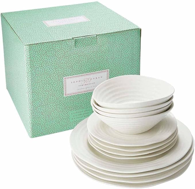 Sophie Conran - White - Porcelain Dinner Set - 12-Piece