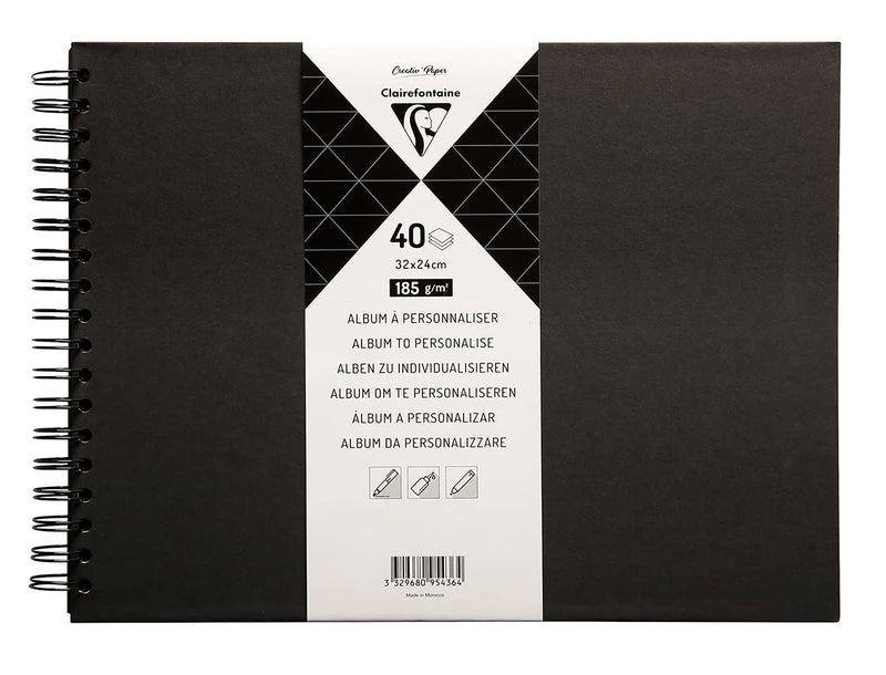 Clairefontaine - Iridescent Hard Cover Album 32X24Cm 40S 200G
