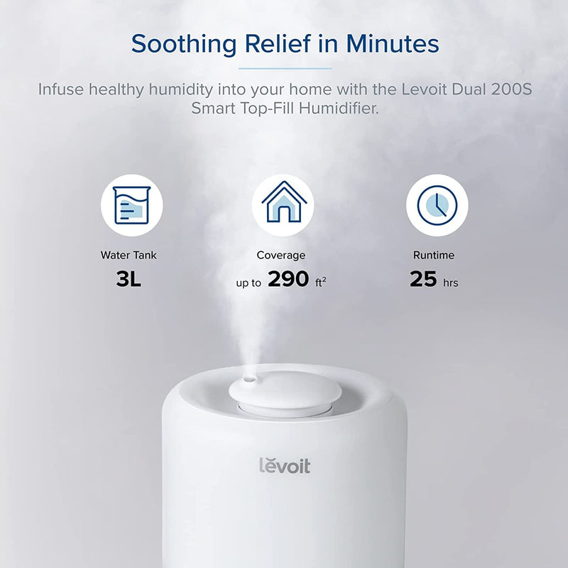 Levoit Smart Top-Fill Humidifier LUH-D301S-WUS