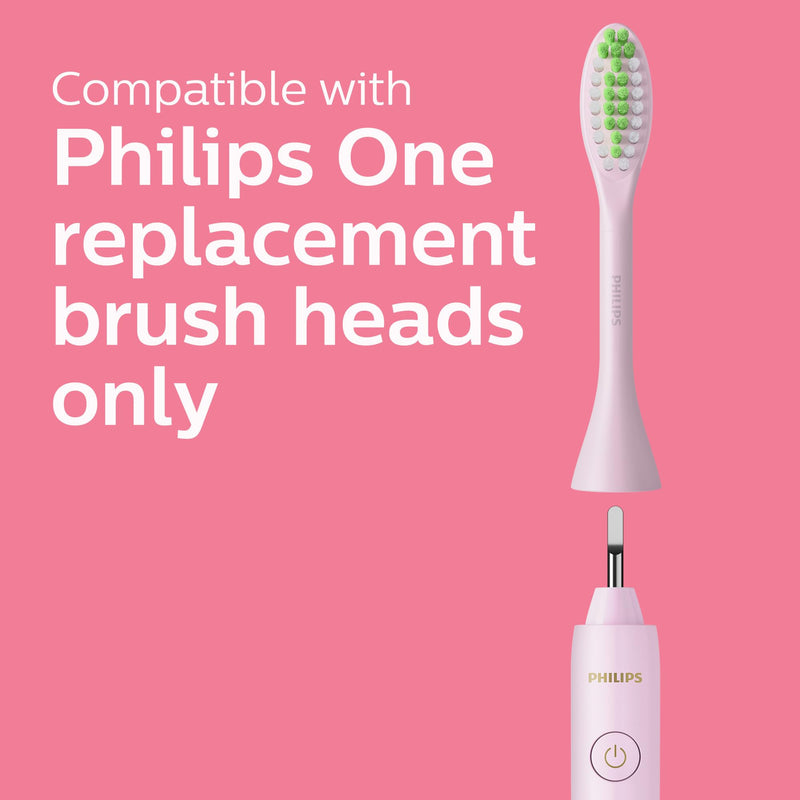 Philips One by Sonicare Battery Toothbrush HY1100/06, Pink