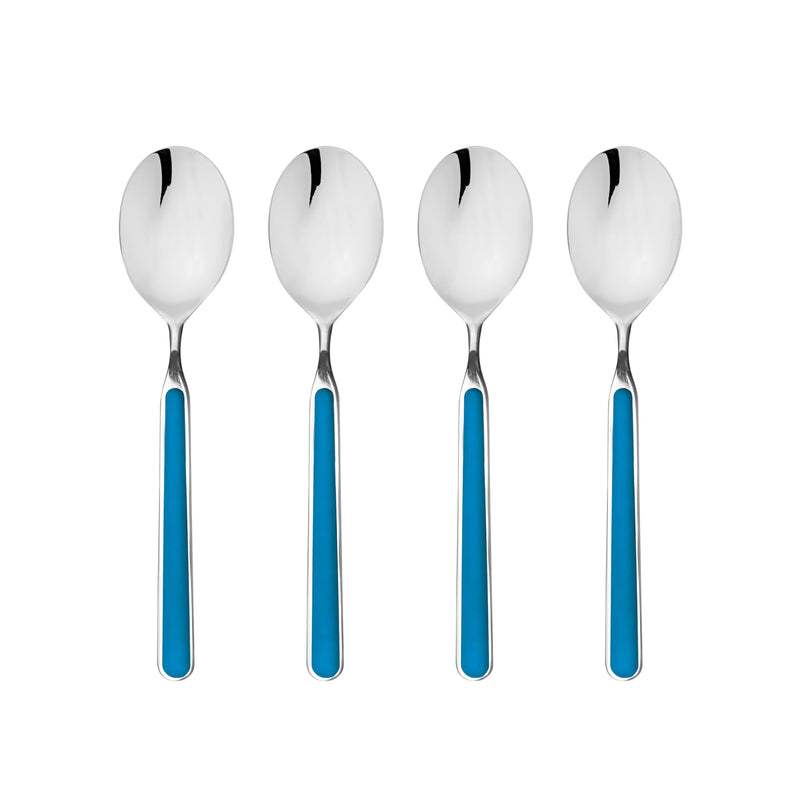 Mepra - Fantasia American Electric Blue - Set de 4 cuillères à café