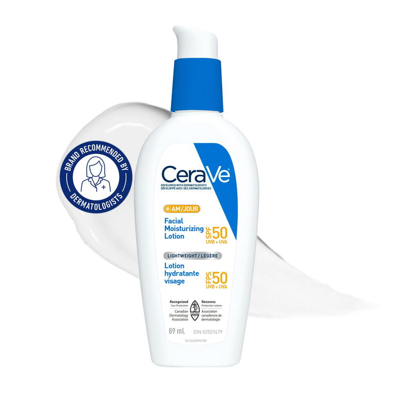 CeraVe - AM Facial Moisturizing Lotion - SPF 50 - 89 mL