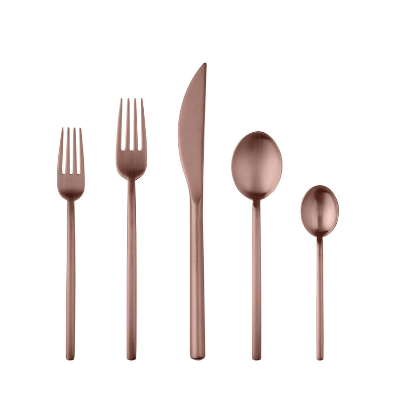 Mepra - Due Ice Bronze - Ménagère 5 pièces