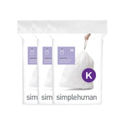 simplehuman Code K Trash Liners CW0260, 35–45 L, 60 Count