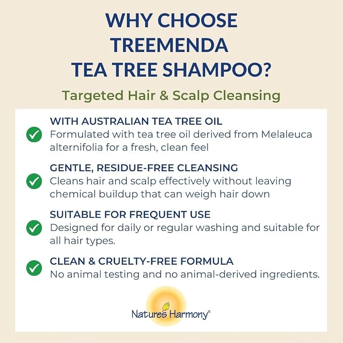 Nature's Harmony - Tea Tree Shampoo 235 mL