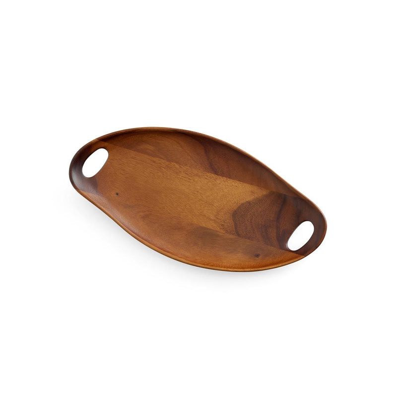 Nambé Portables Acacia Wood Serving Tray | 18 in (45.7 cm) - product view