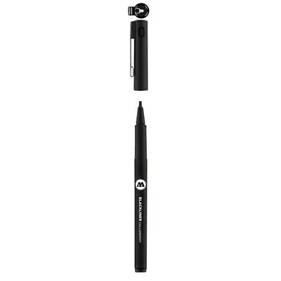 MOLOTOW BLACKLINER Brush S Marker - Black - gallery image