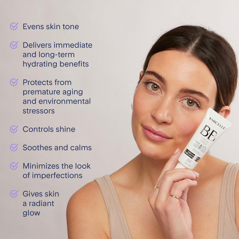 Marcelle BB Cream Beauty Balm, Medium to Dark, 45 mL