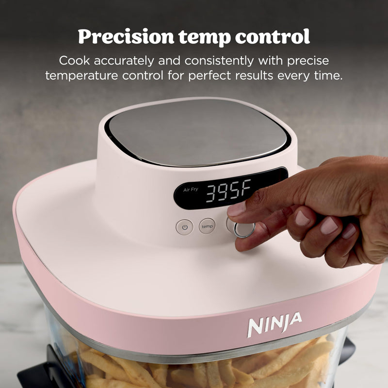 Ninja Crispi Pro Glass Air Fryer AS101CRS, Rose
