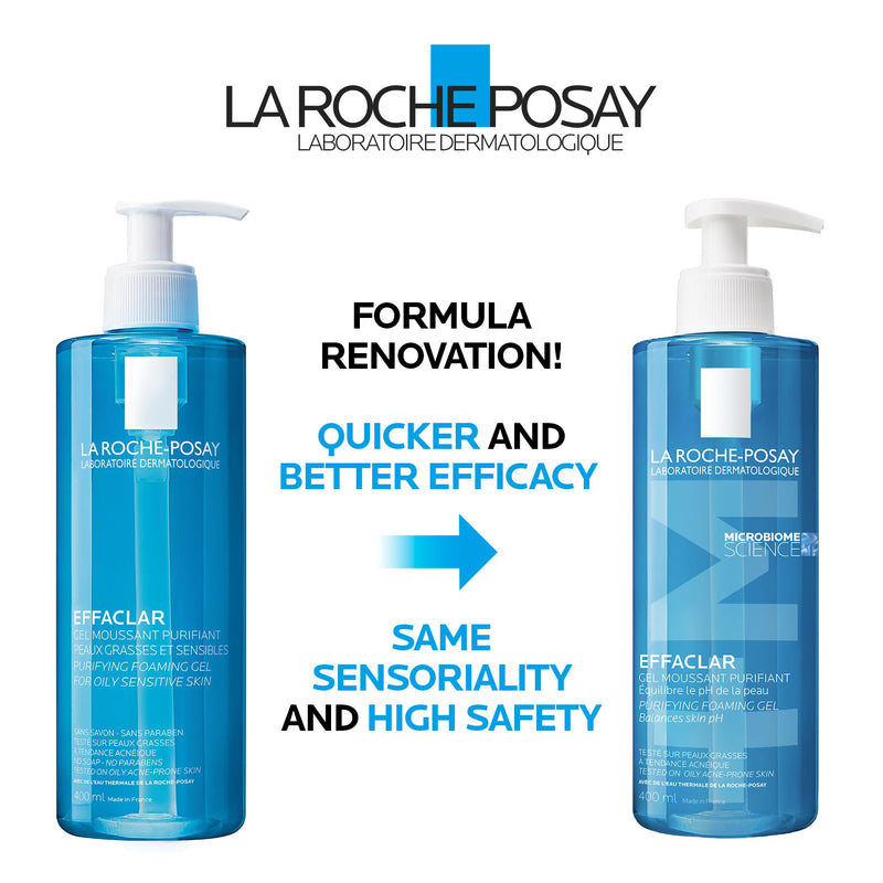 La Roche-Posay - Effaclar Purifying Foaming Gel - 400 mL