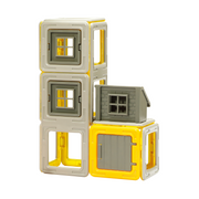 Magformers Amazing Construction 50-Piece Set – stacked construction model