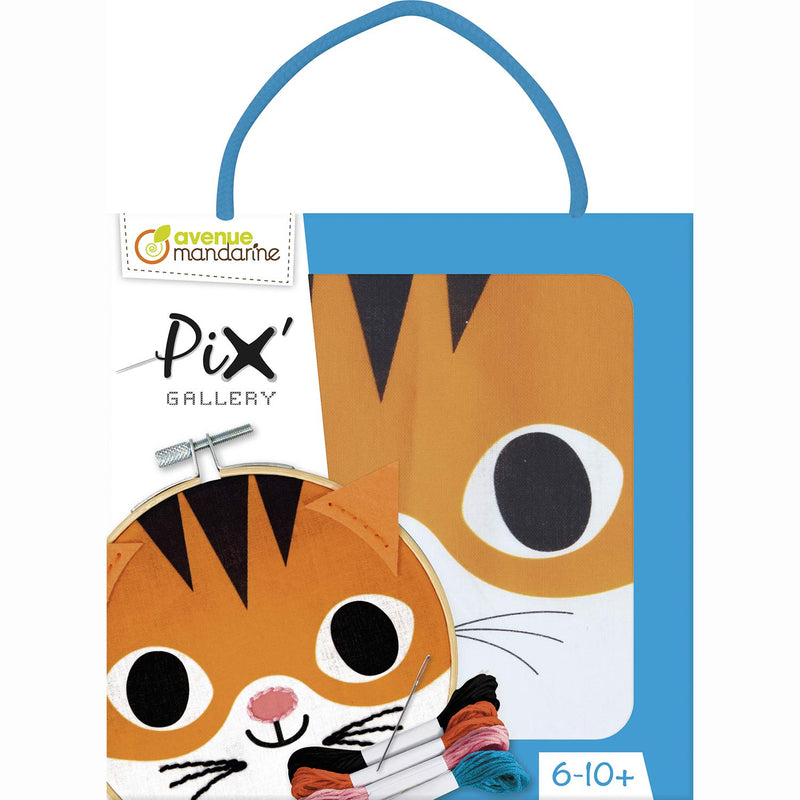 Avenue Mandarine - Pix Gallery - Tambourine Cat | 18 x 18 cm / 7.1 x 7.1 in