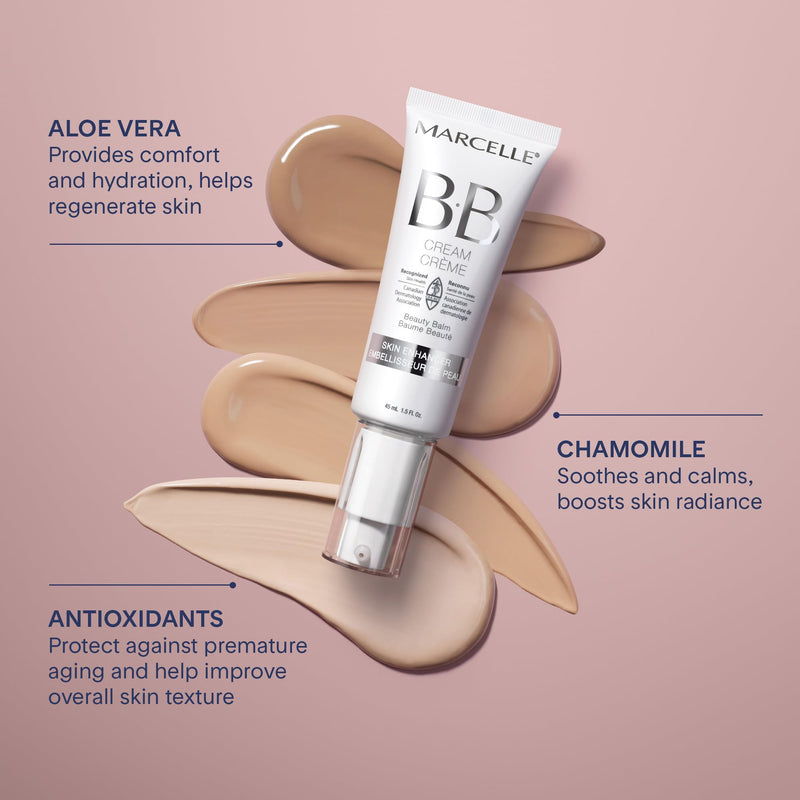 Marcelle BB Cream Beauty Balm, Medium to Dark, 45 mL