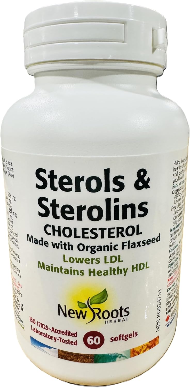 New Roots Herbal - Sterols & Sterolins Cholesterol 60 Softgels